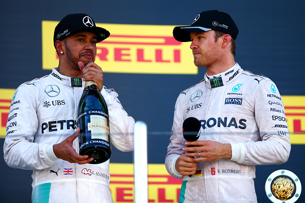 Lewis Hamiltonin ja Nico Rosbergin välit Mercedeksellä olivat viileät. 