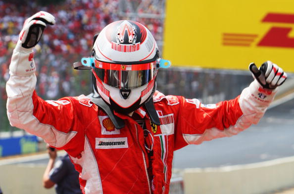 Kimi Räikkönen Formula 1 -maailmanmestari vuonna 2007. 
