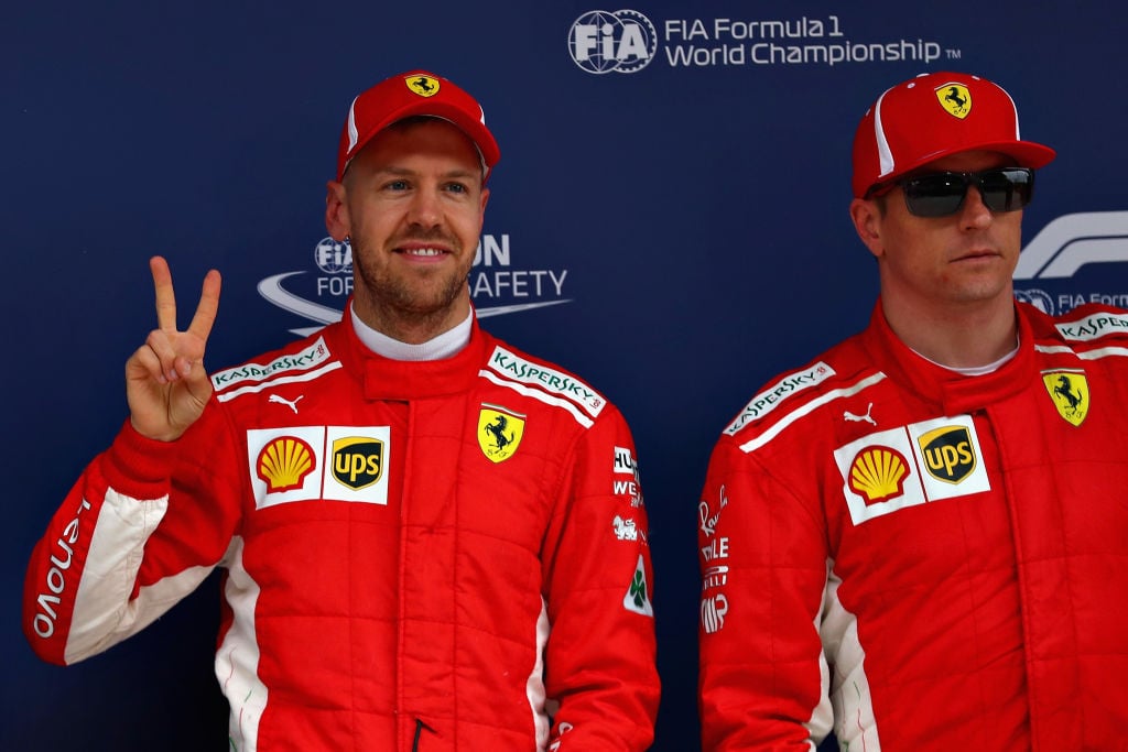 Sebastian Vettel ja Kimi Räikkönen ovat hyviä ystäviä. 