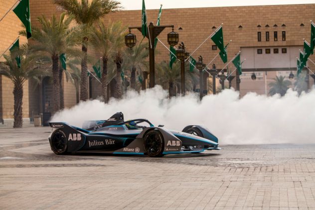 Felipe Massa launches new SAUDIA Ad Diriyah E-Prix at the Ad Diriyah UNESCO Heritage site Saudi Arabia – ahead of The ABB FIA Formula E Championship – Season 5 opening race