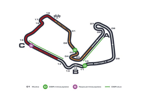 Formula 1: Britannian GP:n ratakuva, Silverstone