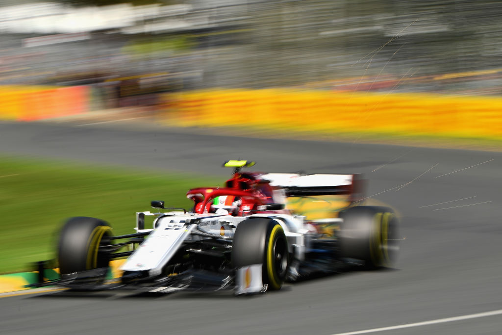 Antonio Giovinazzi Alfa Romeolla Australiassa 2019