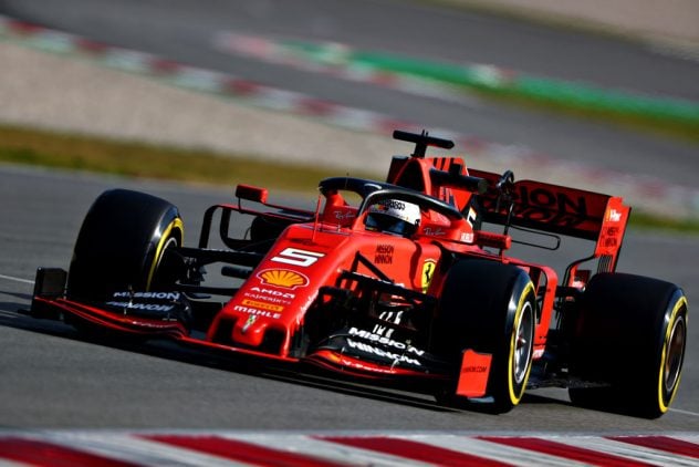 Ferrari-tallin kausiennakko kaudelle 2019.