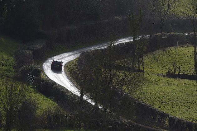 ERC Circuit of Ireland Rally Test Session with Idris Elba