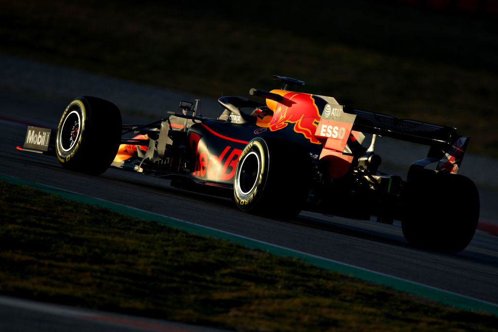 Red Bull Honda Barcelonassa helmikuussa 2019.