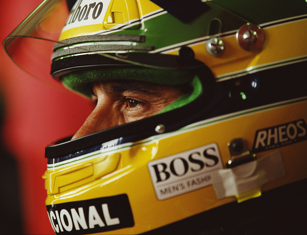 Ayrton Sennan kypärä