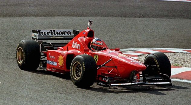 FORMEL 1/MOTORSPORT: GP von Portugal in Estoril 21.9.96