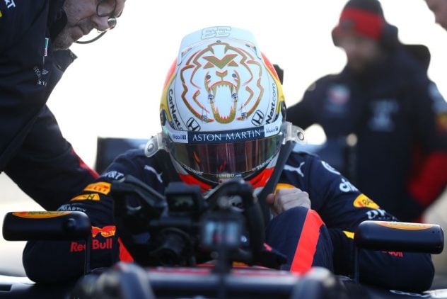 Max Verstappen of Red Bull Racing Drives First Laps at Circuit Zandvoort