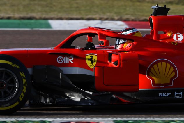 Carlos Sainz Debut Test Run For Scuderia Ferrari