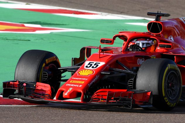 Carlos Sainz Debut Test Run For Scuderia Ferrari