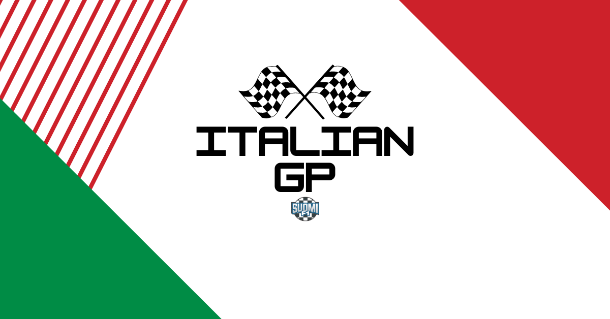 Formula 1 italian gp aikataulu uutiset tulokset tv l hetysajat